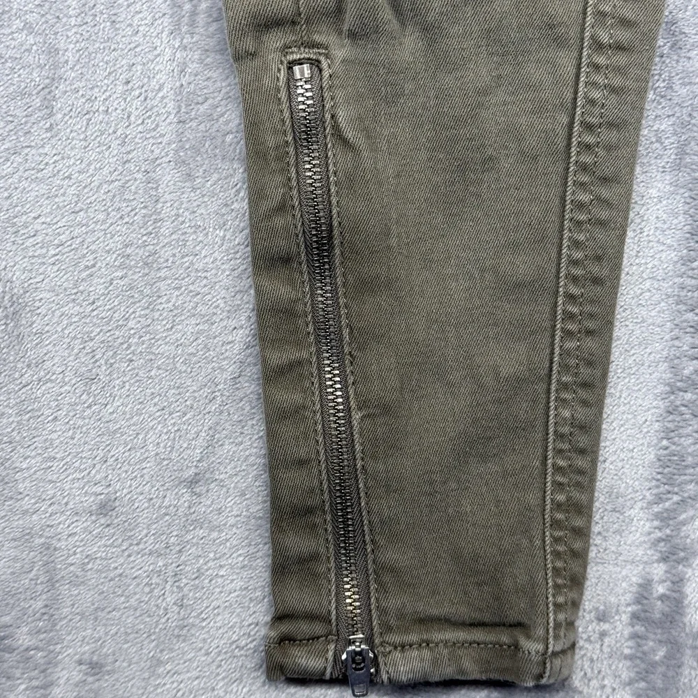 BANANA REPUBLIC Skinny Leg Mid Rise Jeans Women's 26  Stretch‎ Denim zipper leg